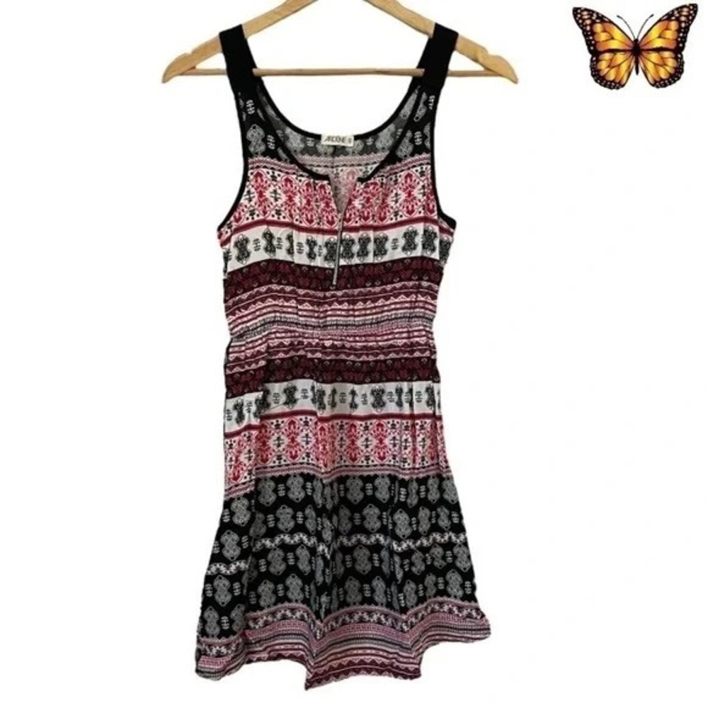 Women's Multicolor Sleeveless Dress